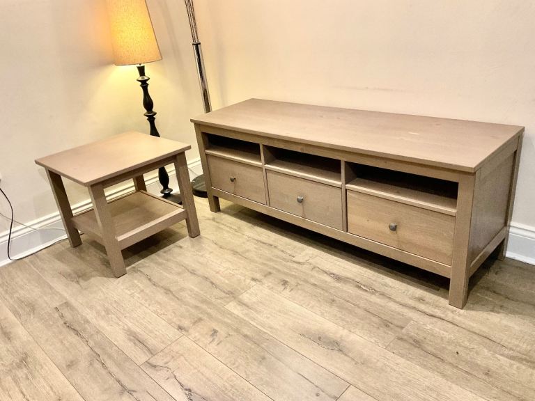 IKEA hemnes TV cabinet with matching coffee table 