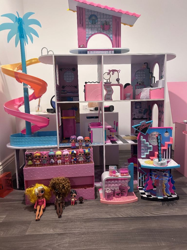 LOL Surprise House, Cafe, Vets and Dolls