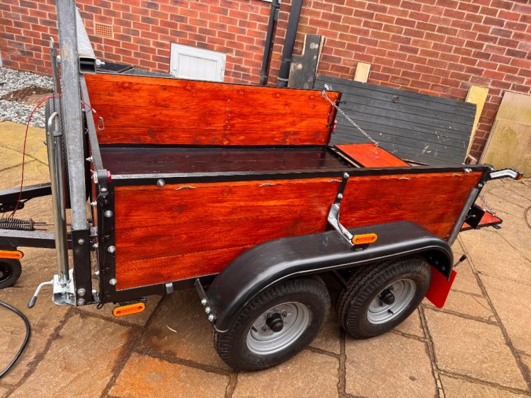 Refurbished twin wheel trailer 
