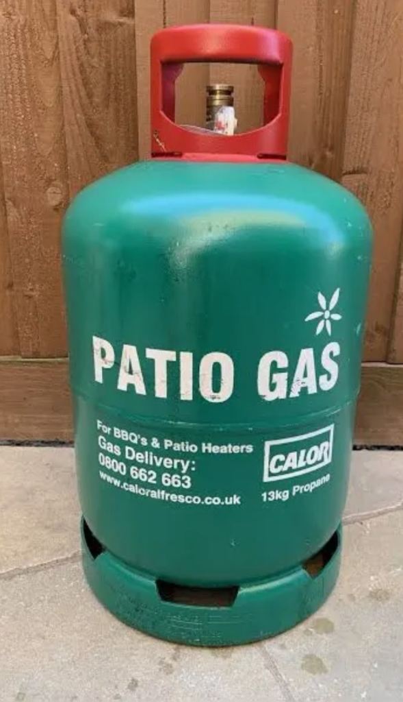 Patio Gas Bottle empty