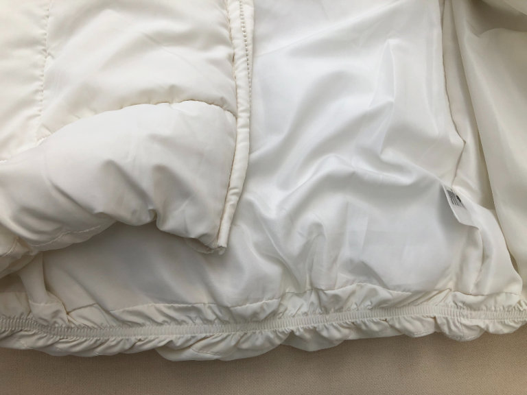 Monki ivory puffer vest/jacket XXS UK4 - or UK6 for a more fitted look VGC ONO