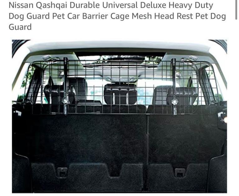 Nissan Quashqai universal pet dog guard for car