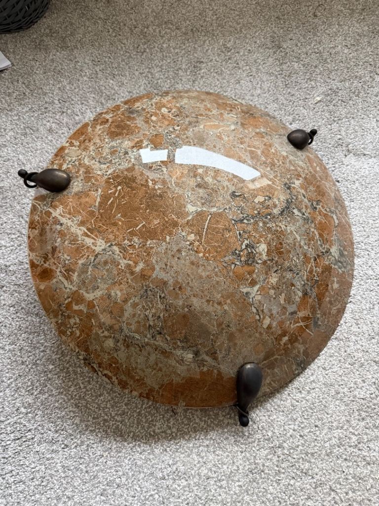 David Hunt Savoy pendant light dark marble 