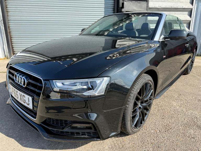 2016 65 AUDI A5 CONVERTIBLE S-LINE AUTOMATIC 225 DAMAGED REPAIRABLE SALVAGE