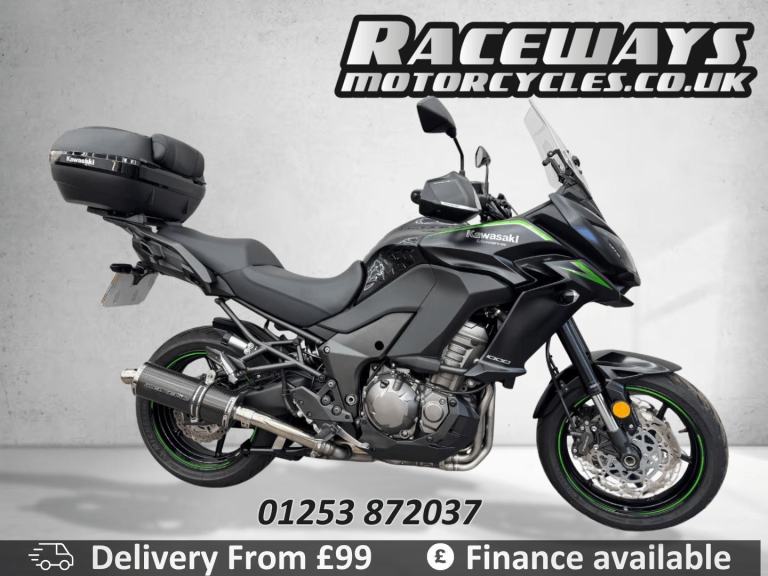 KAWASAKI VERSYS 1000 2019 BLACK 7,281 MILES USED MOTORCYCLE