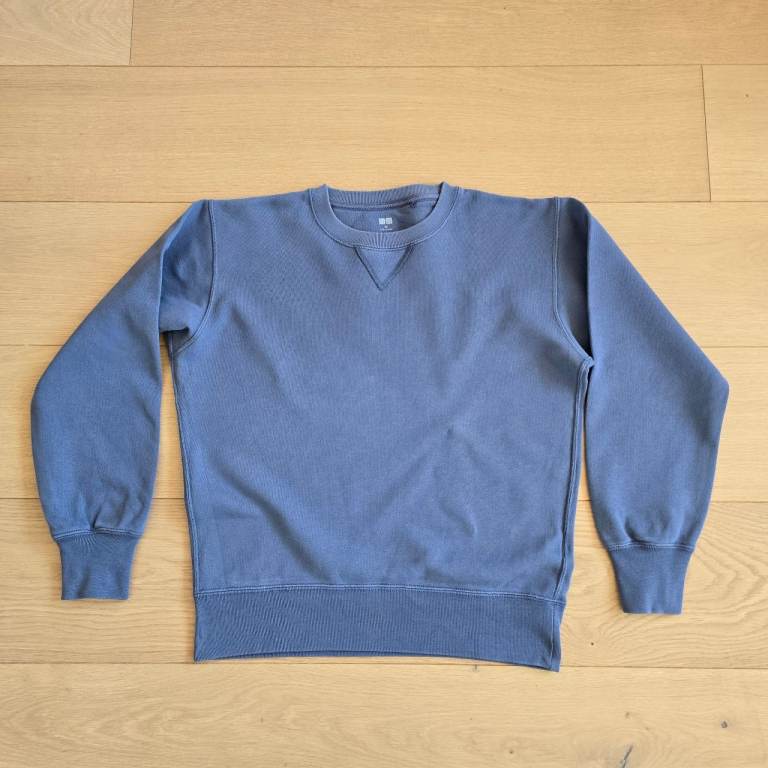 Uniqlo Men Women gym hiking cycling sport casual work Cotton Jumpet Sweatshirt Size XS