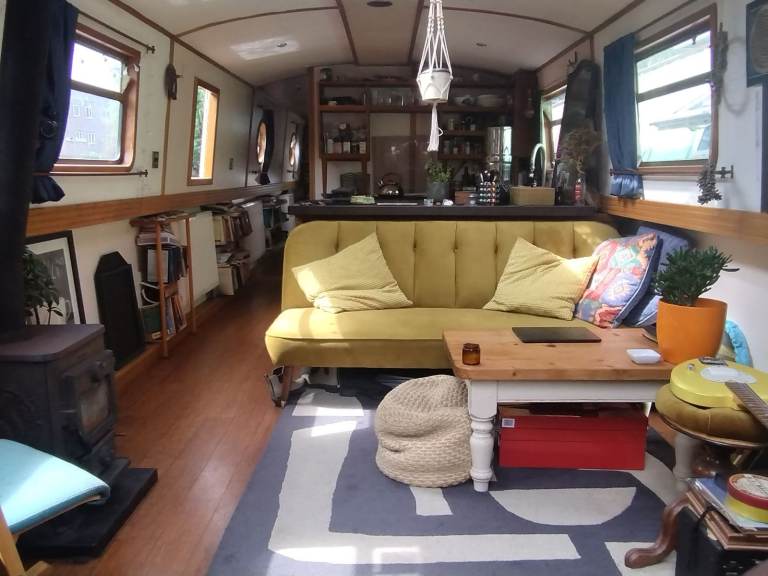 Large Widebeam HouseBoat on the Canal in Hackney | in Hackney, London ...
