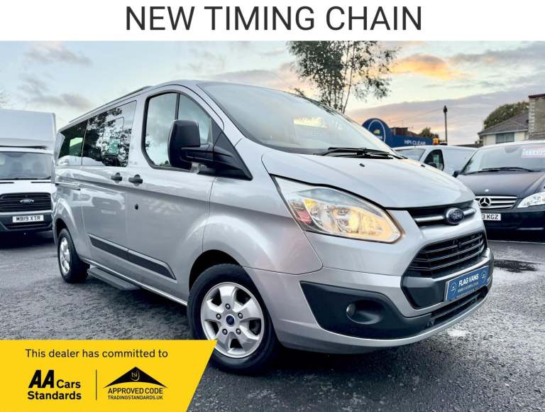 2014 Ford Tourneo Custom 2.2 300 TDCi Zetec Minibus Double Cab 5dr Diesel Manual L2 Euro 5 (s/s) ...