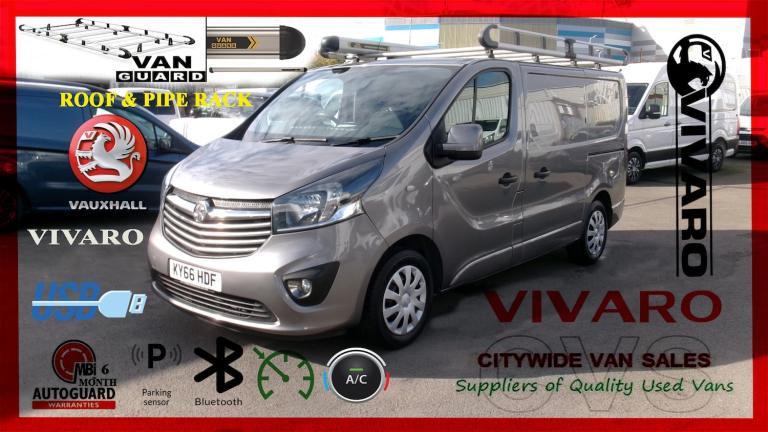 2016 Vauxhall Vivaro 2700 1.6CDTI BiTurbo 125PS Sportive H1 Van NO VAT Van  Diesel Manual