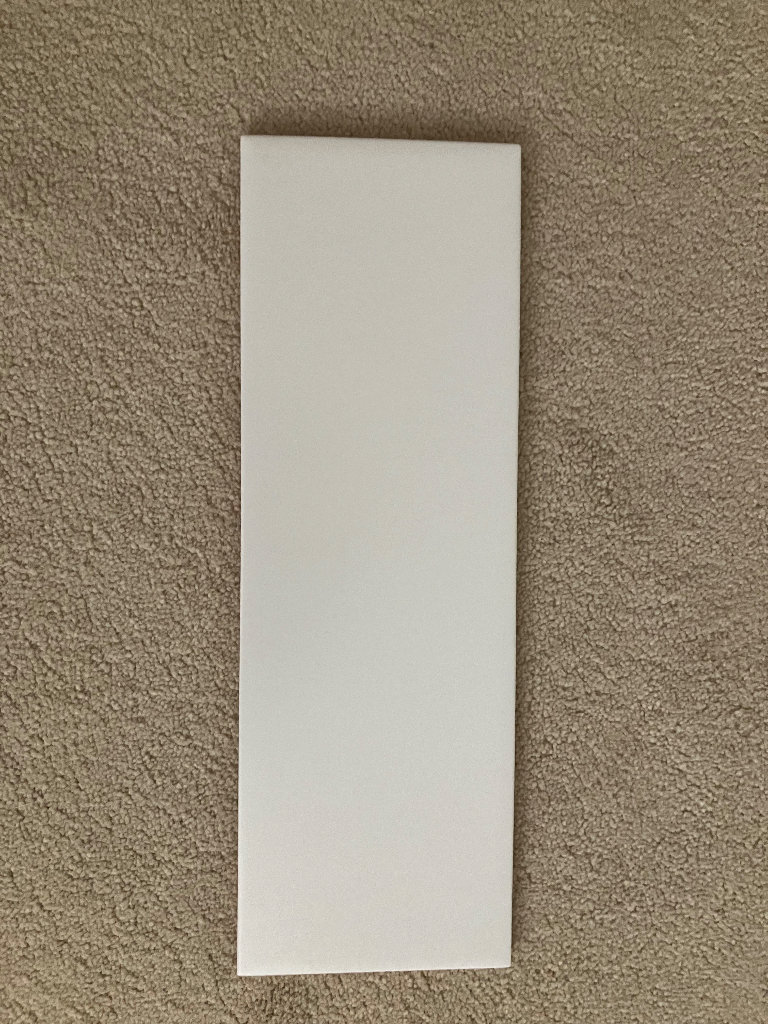 White Matt Metro tiles 