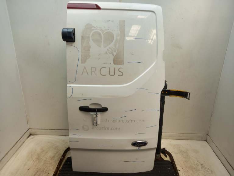 Ford Transit Custom Right Rear Door O/S 2018-2024 Frozen White Unknown Van 27780