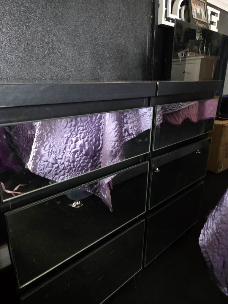 BEDSIDE CABINETS X2