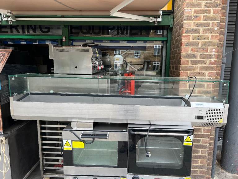 Commercial Catering Display Counter 2M PIZZA SALAD  TOPPING FRIDGE ,CATERING COMMERCIAL KITCHEN 
