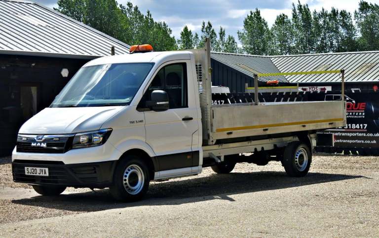 MAN TGE CRAFTER 2.0 140BHP EURO 6 3140d DROPSIDE White Manual Diesel 2020