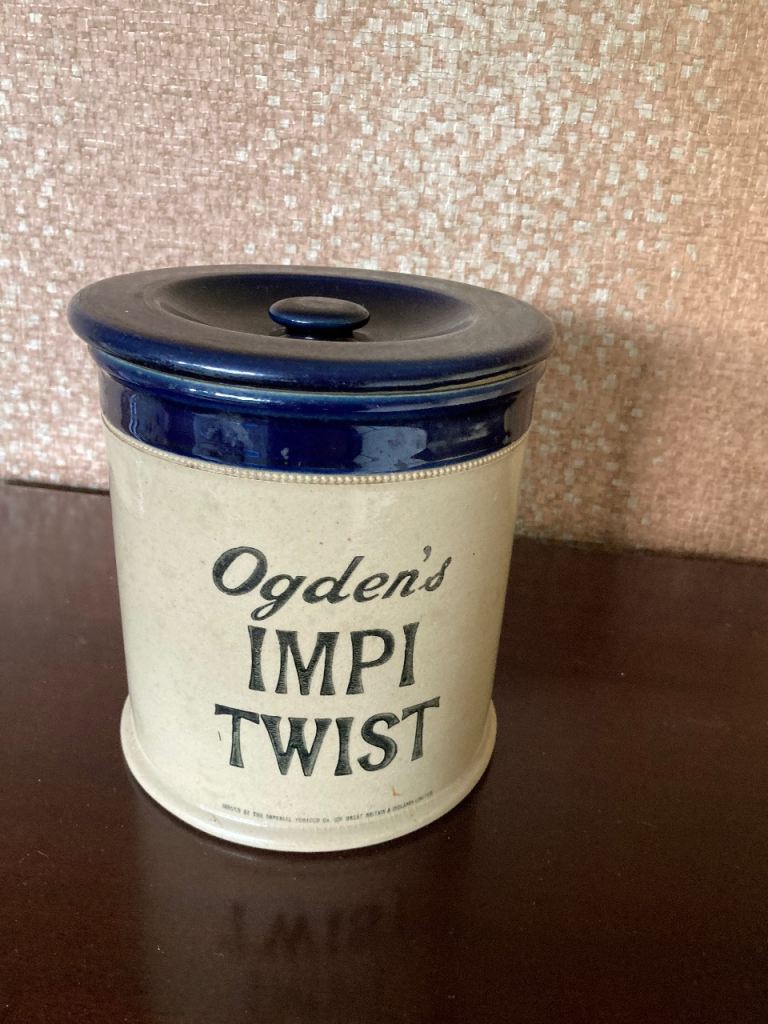 Vintage ceramic display jar