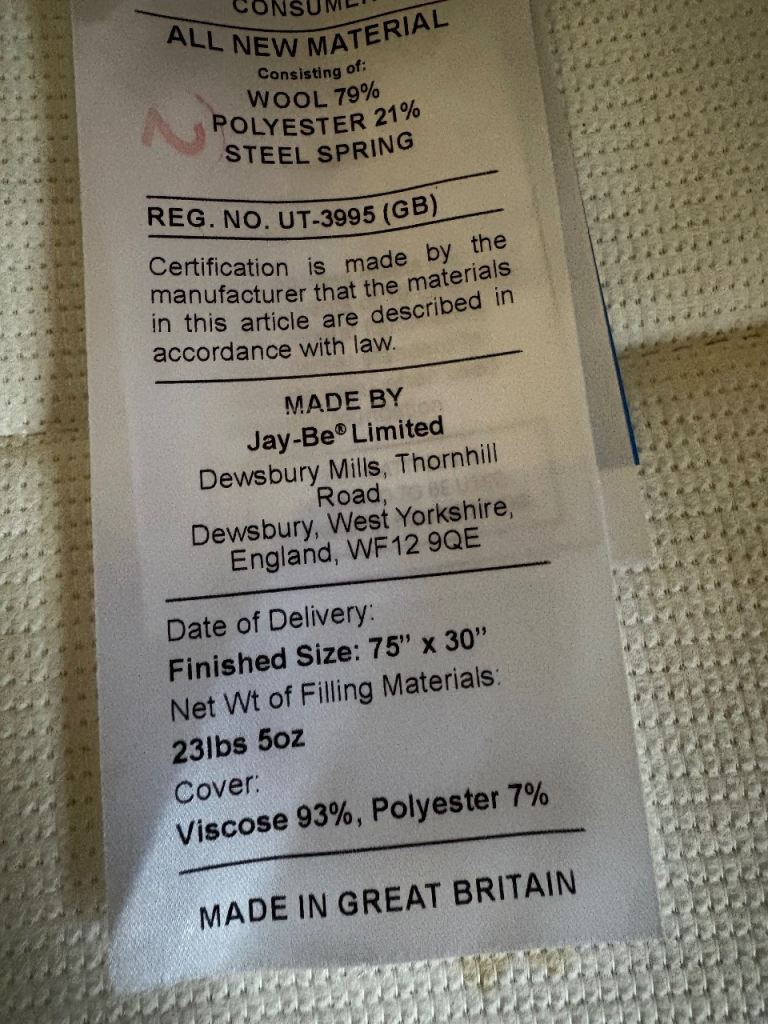 JAY-BE CROWN PREMIUM SINGLE BED