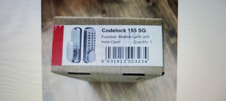 New Lock Codelock 100 Silver Grey