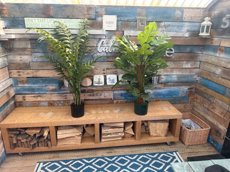 Faux plants- great for home interior or Tiki Bar decoration 