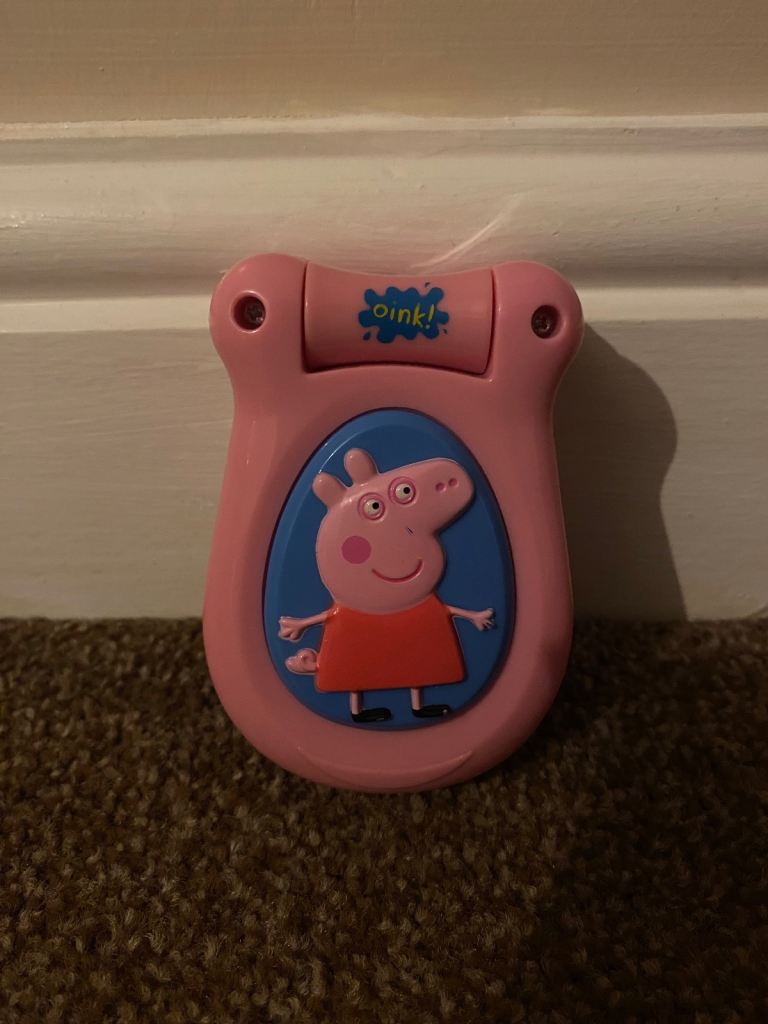 Peppa Pig phone + FREE WASHI TAPE