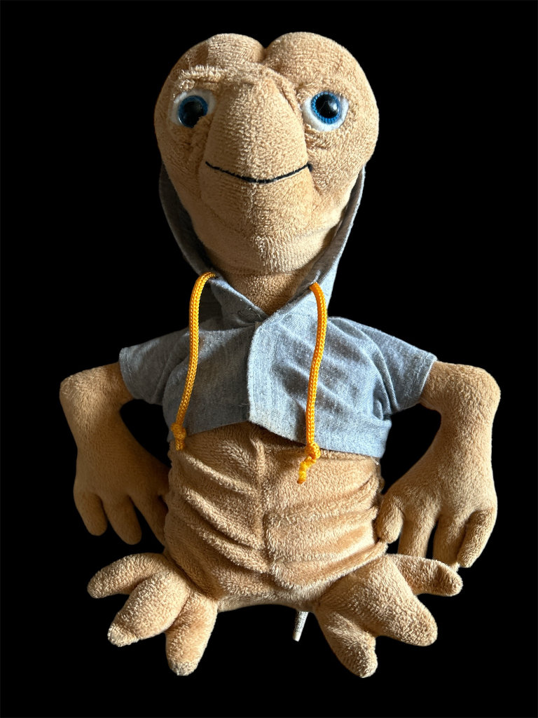 Cartoon E T Extra Terrestrial Alien Plush Soft Toy Stuffed Doll Kid Gift 11”