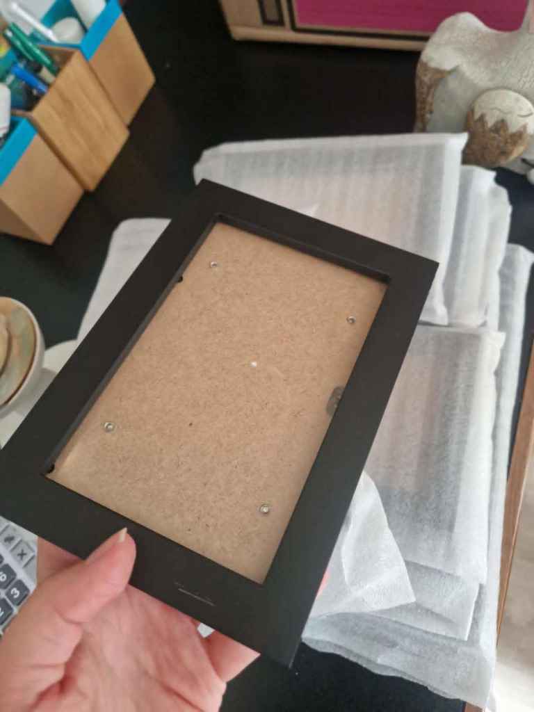 Black Wooden Picture Frames - Various Sizes