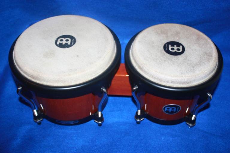 Meinl Headliner Series Model HB100VSB Fibreglass Bongo Drums 6 3/4in + 8in Vintage Sunburst £75 ono