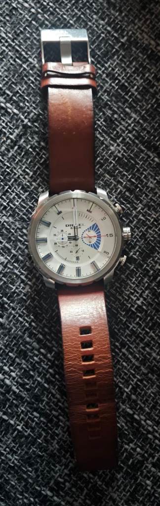 Diesel DZ-4357 Men's Watch with Brown Leather Strap