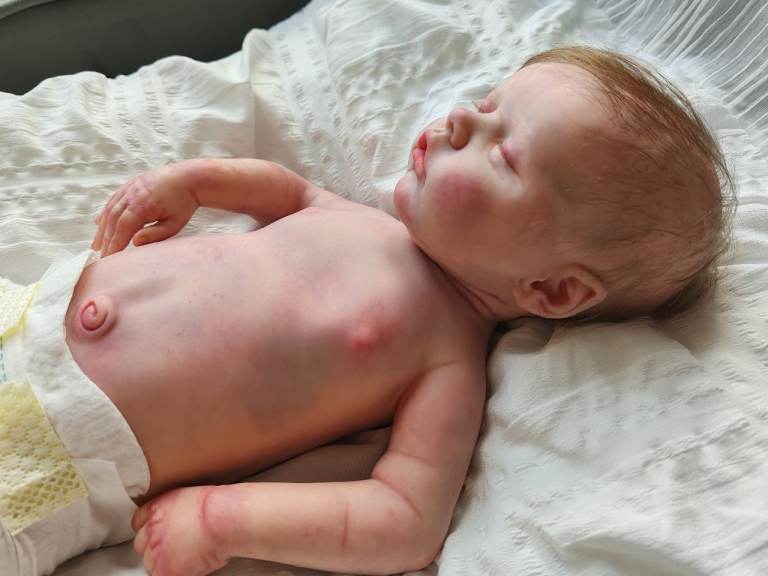 Solid silicone reborn baby 