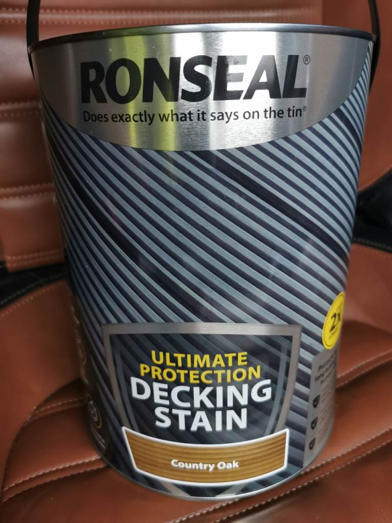 Ronseal Ultimate protection Country oak Matt Decking Wood stain, 5L
