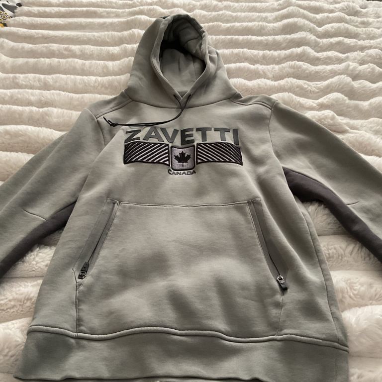  ZAVETTI CANADA Grey Hoody - XS - EX COND - £10
