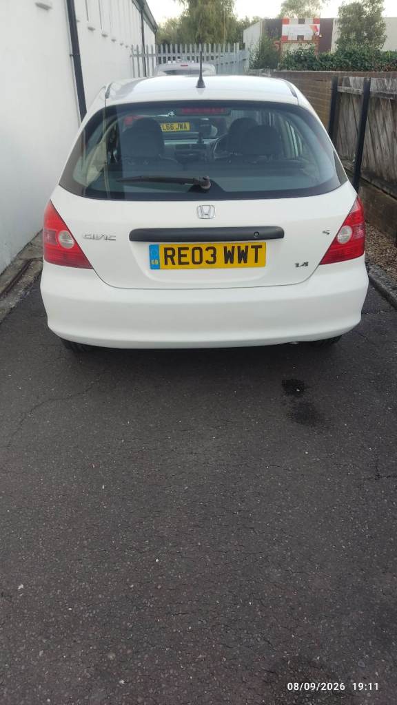 Honda, CIVIC, Hatchback, 2003, Manual, 1396 (cc), 5 doors