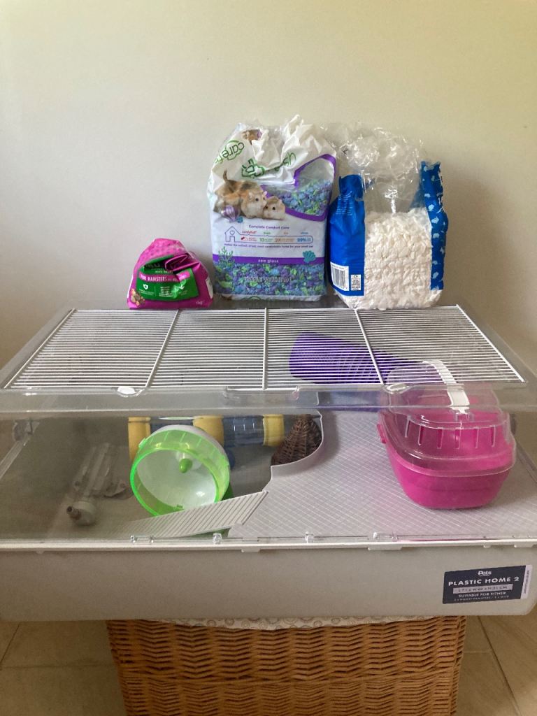 Pet dwarf hamster/mouse cage bundle 