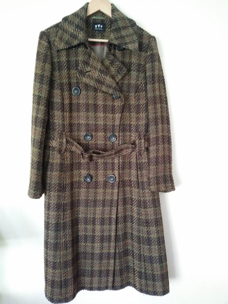 LADIES CHECK COAT
