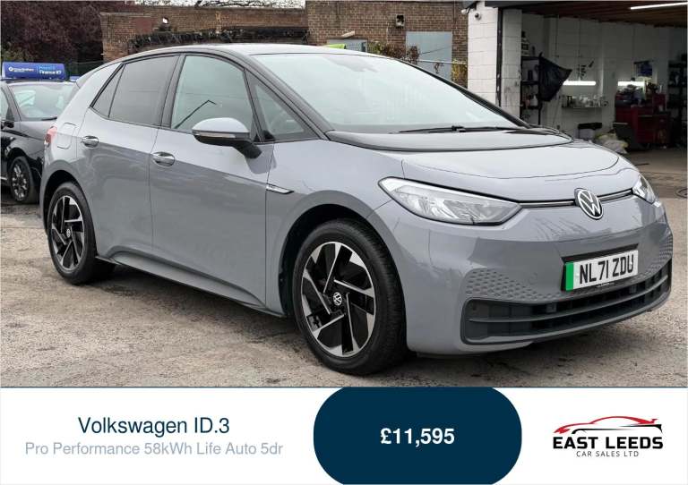 2022 Volkswagen ID.3 150kW Life Pro Performance 58kWh 5dr Auto HATCHBACK ELECTRIC Automatic