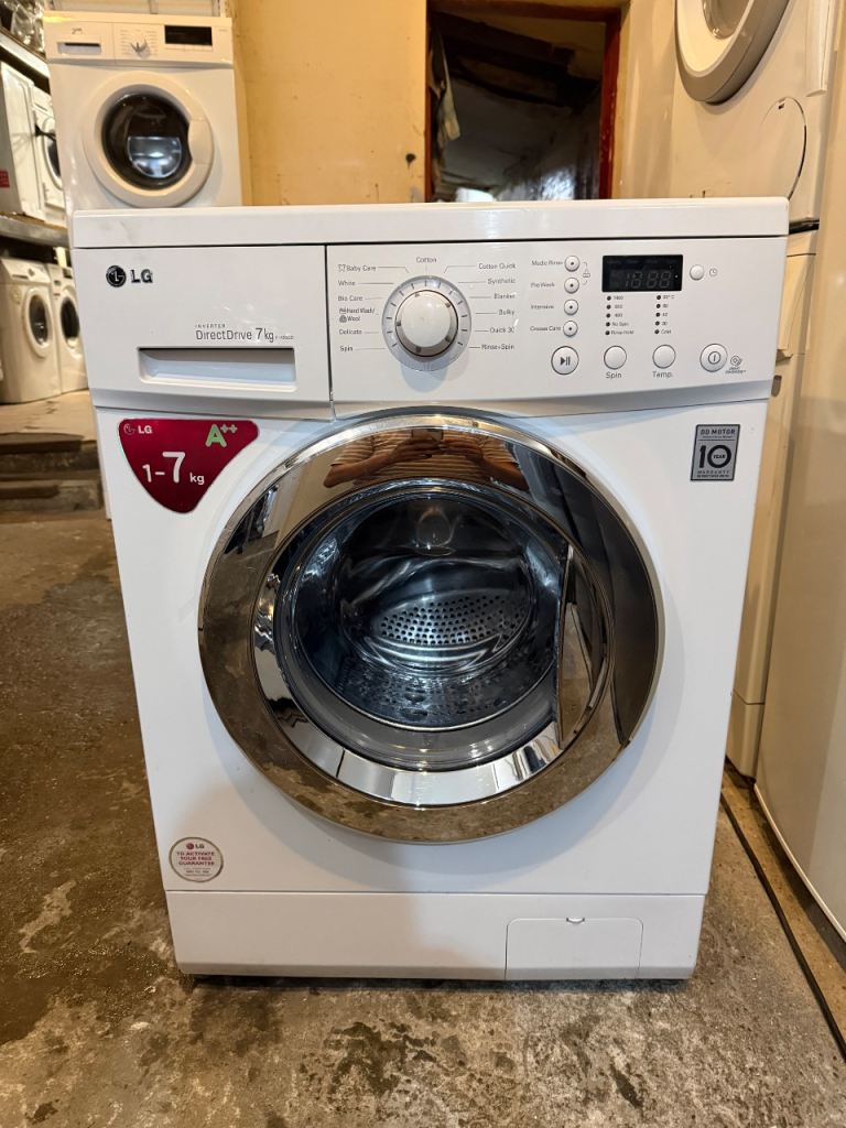 Lg 7kg 1400 Rpm White Colour Freestanding Washing Machine With Free Delivery 🚚 