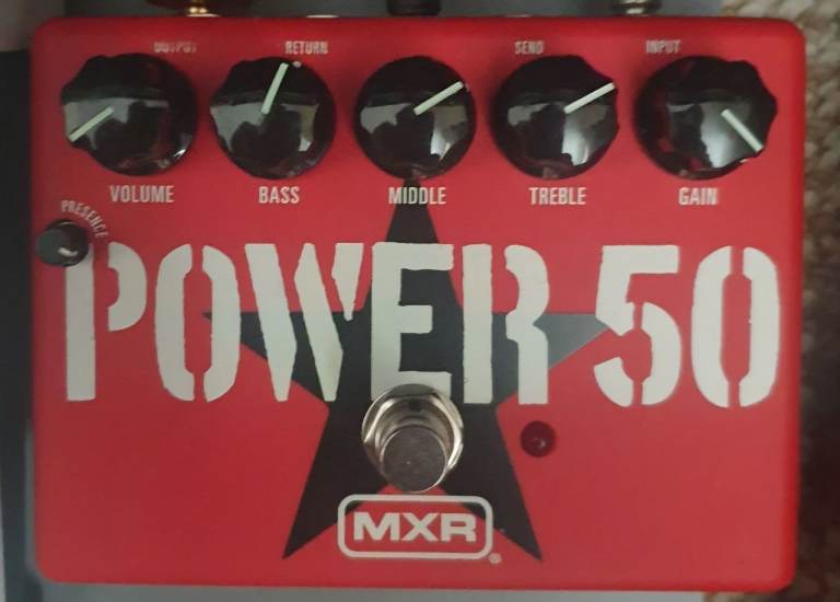 MXR Tom Morello POWER 50 guitar effects pedal TBM-1 overdrive PWR50 drive FX