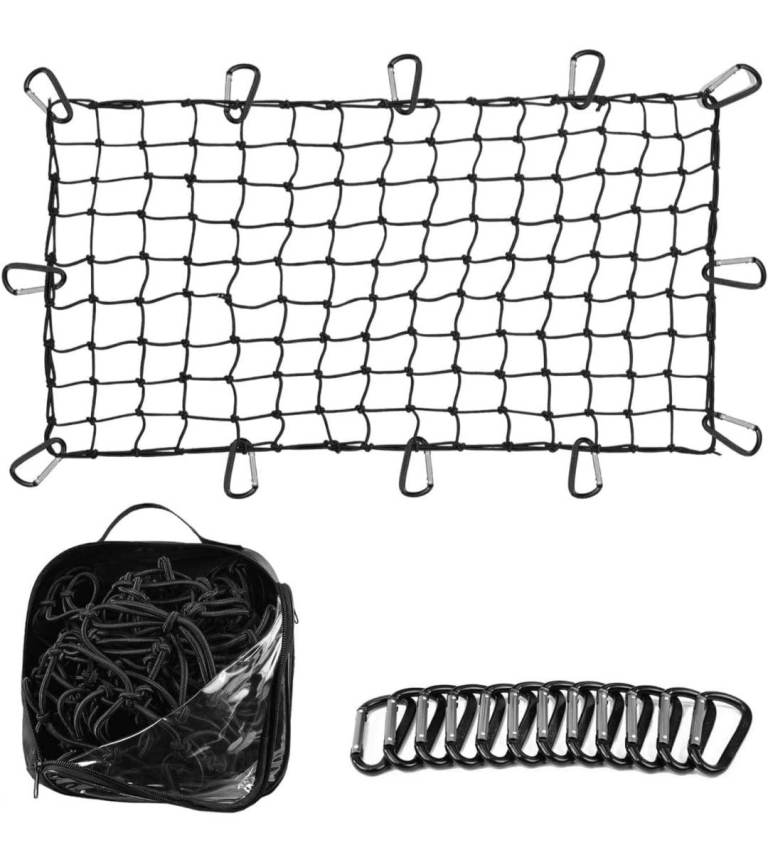 image for Bnip Grit Performance Cargo Net for Pickup Truck Bed - 4 x 6 Foot, Heavy-Duty.