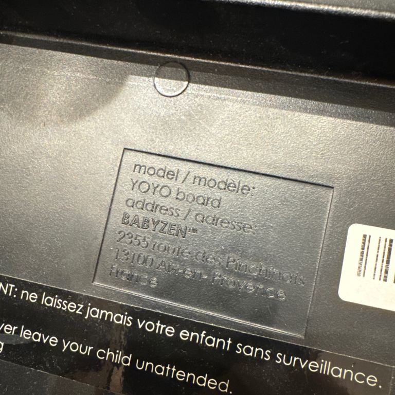 Babyzen Stokke Yoyo board Buggy board  With Seat 