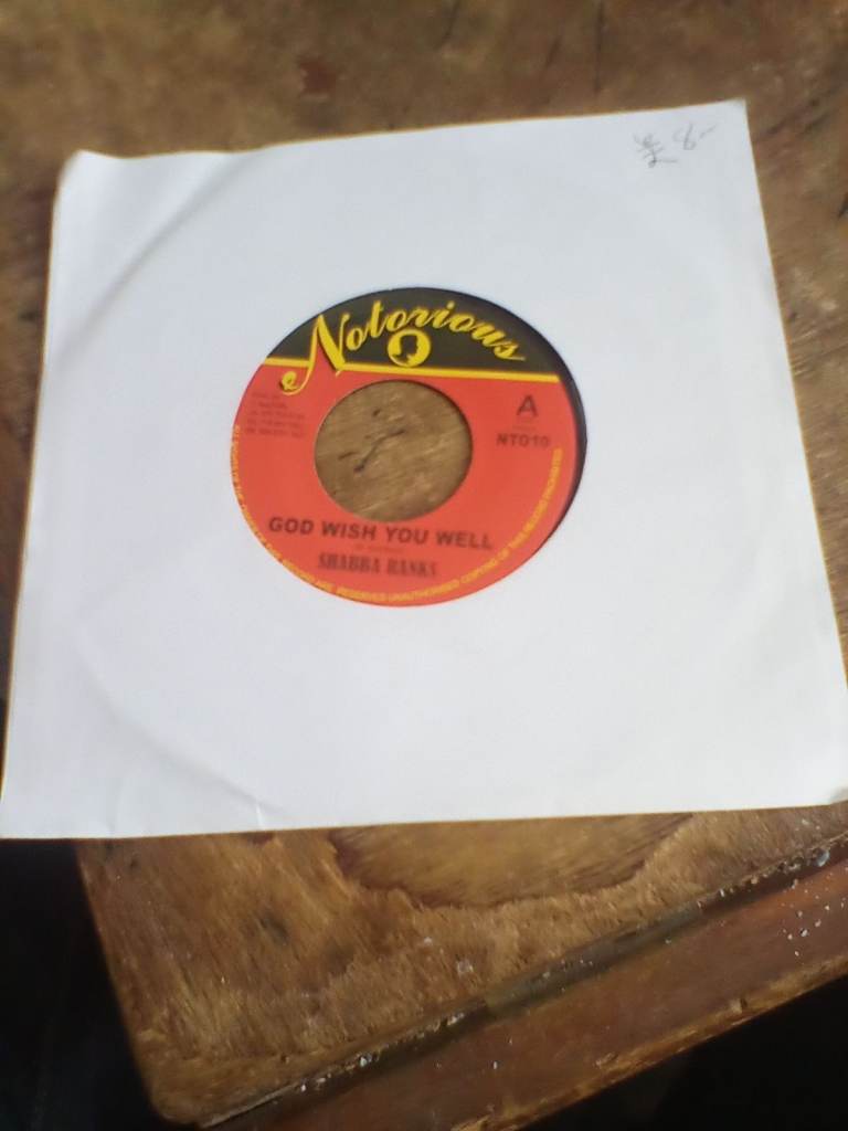 SHABBA RANKS , GOD WISH YOU WELL,. 7 INCH VINYL SINGLE,. 