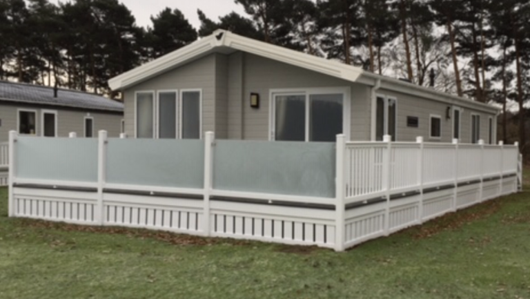 Holiday Lodge UPVC Decking