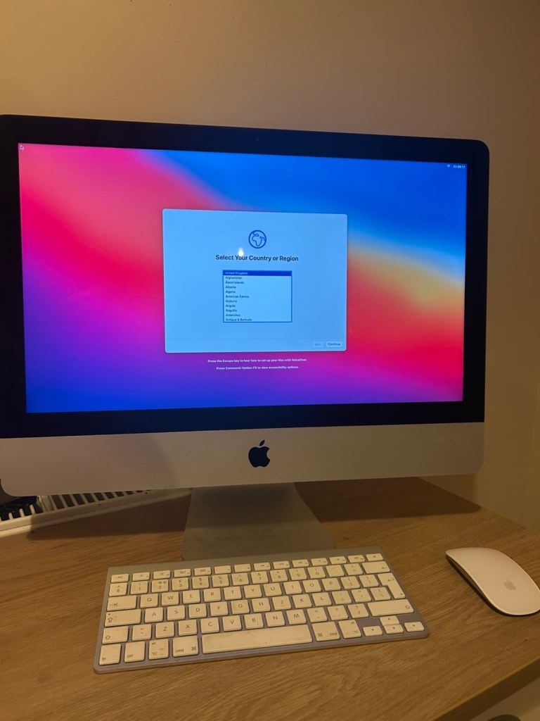 2014 Apple iMac ,keyboard and mouse 