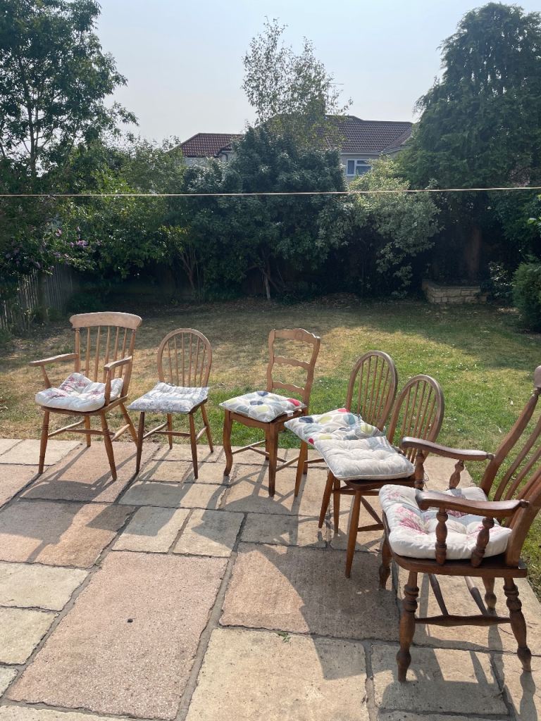 Six antique pine Chairs – Various Styles, Good Condition