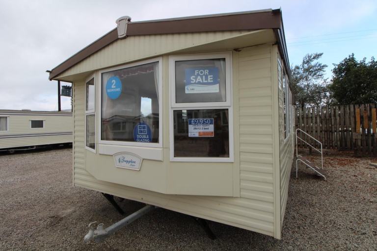 Atlas Sapphire 28x12 2 bed 2005 preowned static caravan for sale offsite