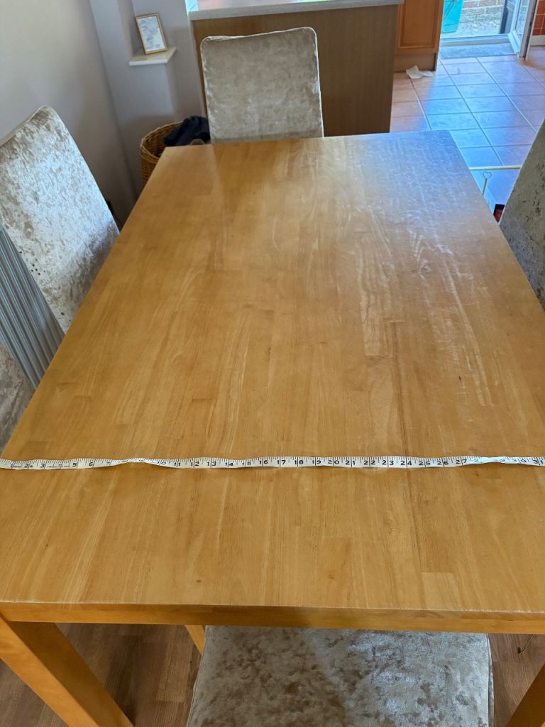 Oak dinner table
