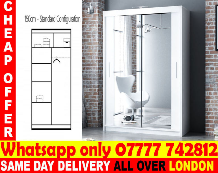 - FREE DELIVERY - WARDROBE 2 DOR AND 3 DOR BRAND NEW (wfdgadg