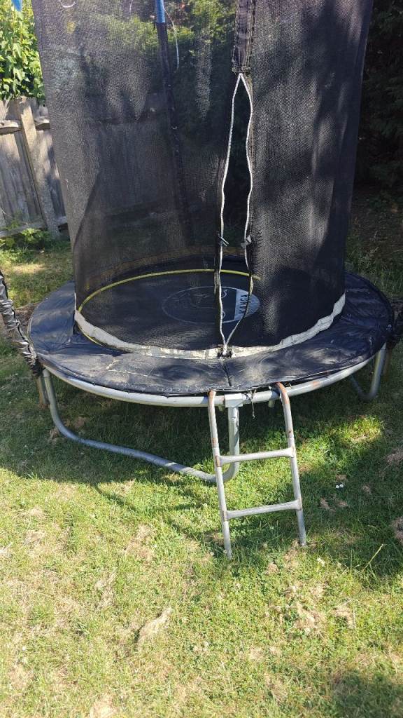 FREE - Garden Trampoline with Safety Net and Ladder