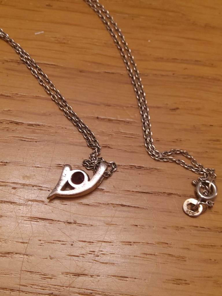 3 925 stamped sterling silver chains and pendants. £10 each or offers