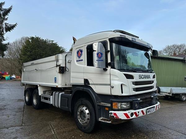 image for Scania P380 Alloy Insulated Tipper 6x4 Split Tailboard 2x Tarmac Chutes 