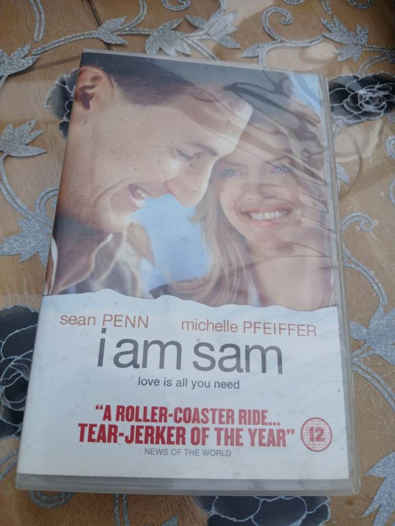I am sam VHS tape Sean Penn Michelle Pfeiffer