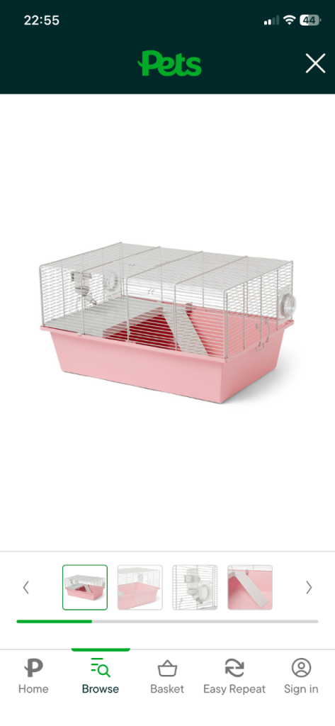 Hamster cage